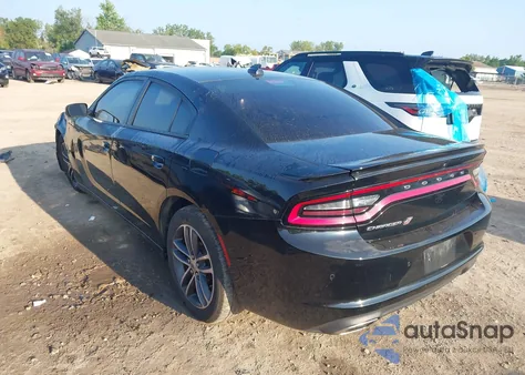 2019 Dodge Charger Sxt Awd из США, поврежденный, VIN 2C3CDXJG7KH623477